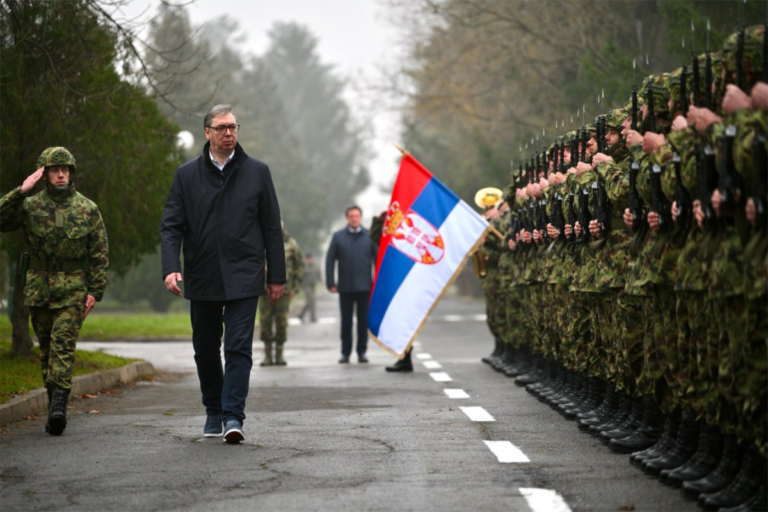Вучич, военна служба, Сърбия