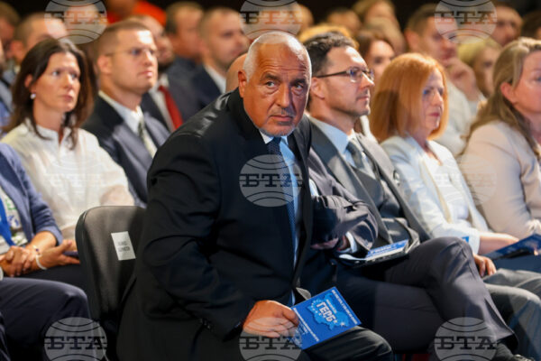 Бойко Борисов на национално събрание на ГЕРБ в София