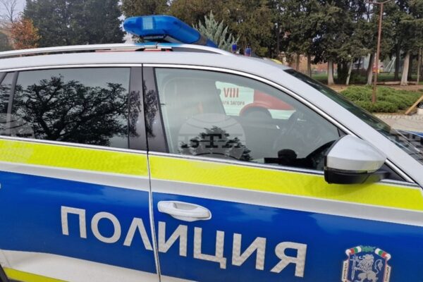 полицейска проверка към новина за катастрофа край Гълъбово с алкохол