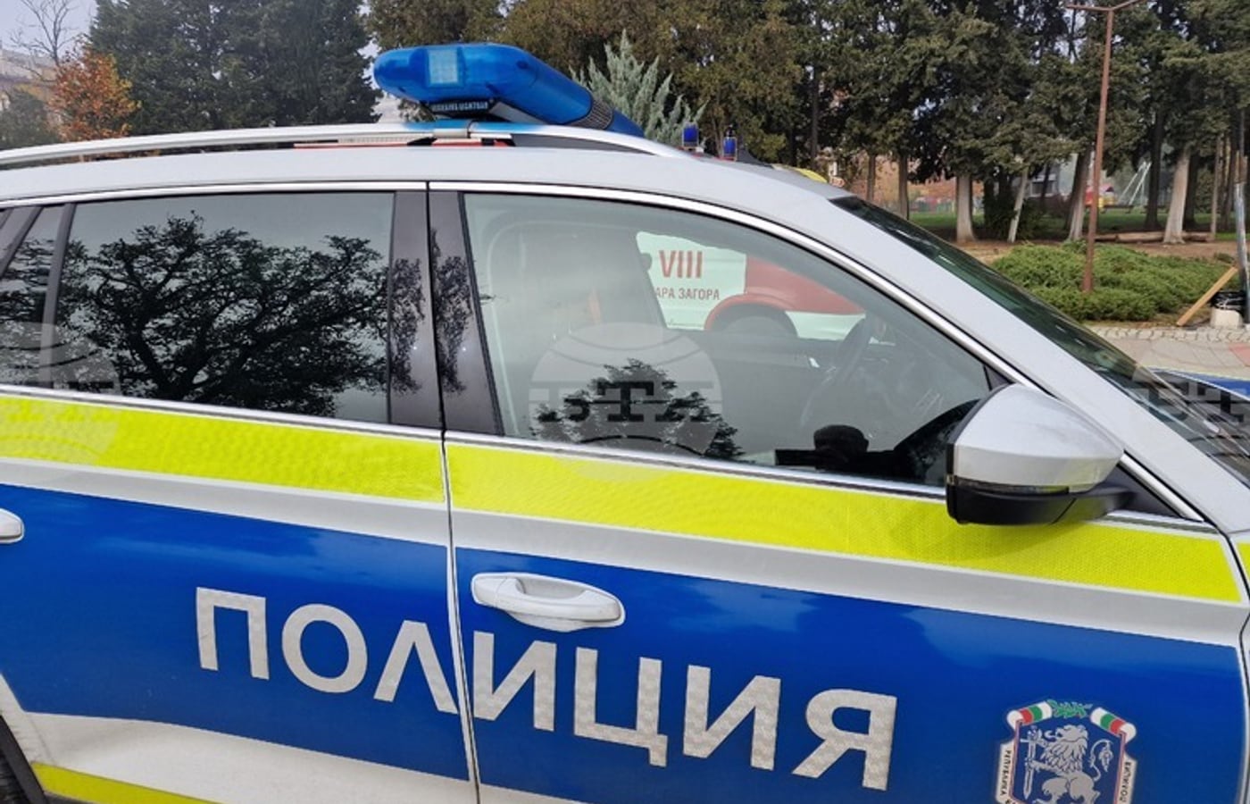 полицейска проверка към новина за катастрофа край Гълъбово с алкохол