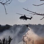 пожарен автомобил към новина за 128 потушени пожара в България