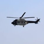 хеликоптер при гасене на пожар към новина за огъня в Хасковско