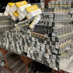 задържани цигари в куфари на митнически пункт Капитан Андреево