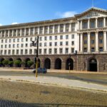 Сградата на Министерския съвет в София при новина за протест срещу правителството