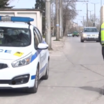 Автомобил на Пътна полиция при новина за тежки катастрофи в България