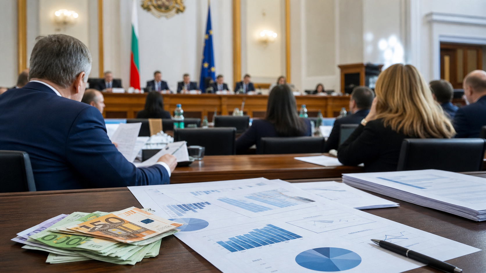 Илюстрация за държавен дълг, бюджетна комисия и публични финанси