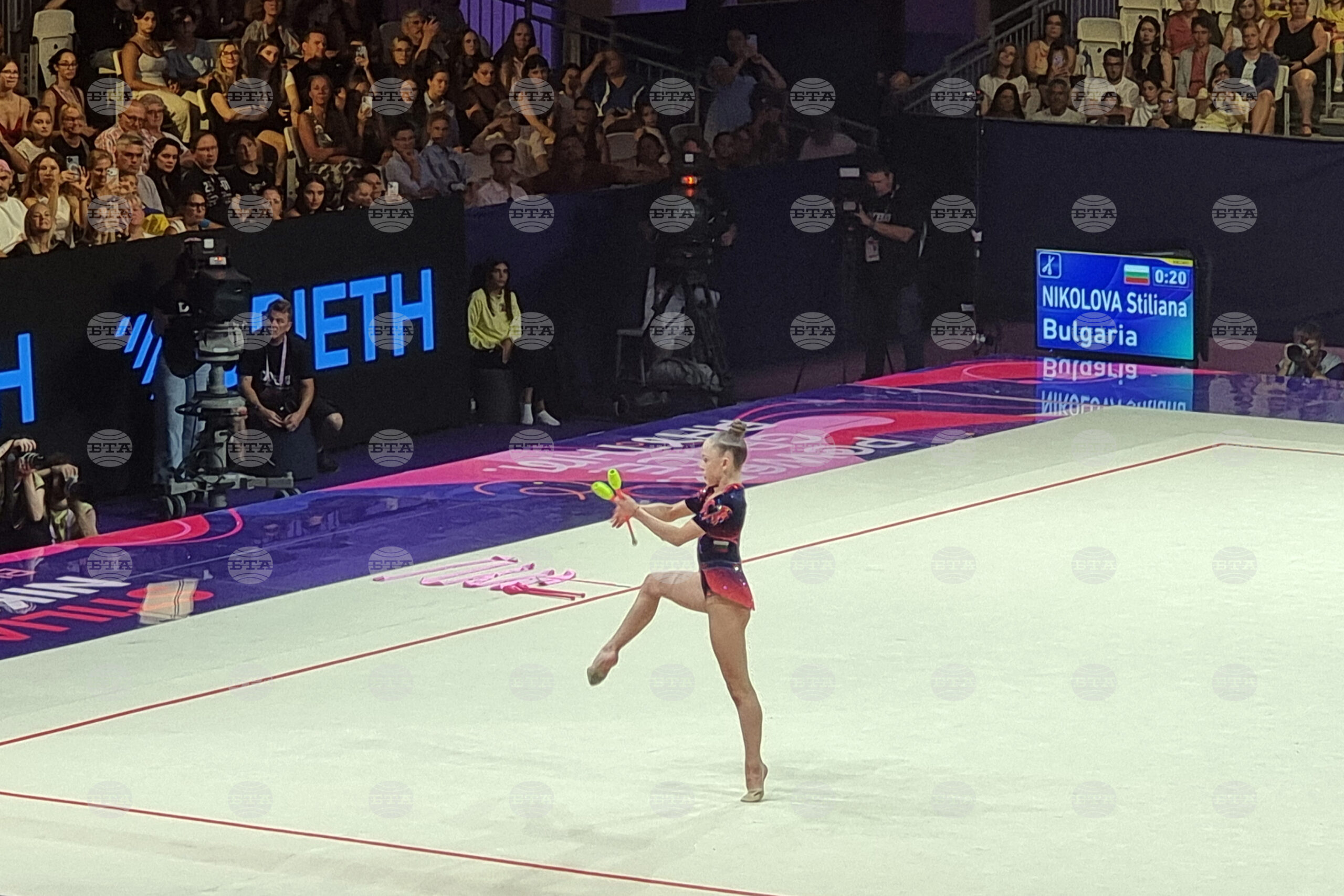 Стилияна Николова на Световното първенство по художествена гимнастика във Франкфурт