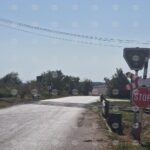 автомобил след удар от влак на жп прелез край Тодорово до Исперих