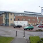 Сградата на University Hospital of North Durham във Великобритания